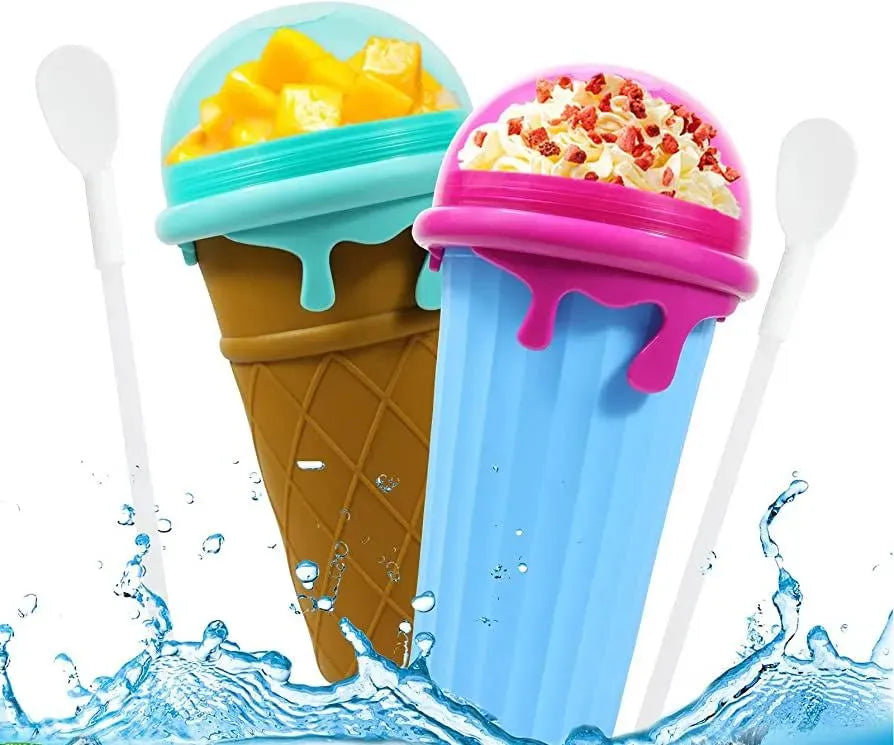 Large Capacity Slushy Cup Squeeze Homemade Ice - Bellarte Enchanté Large Capacity Slushy Cup Squeeze Homemade Ice