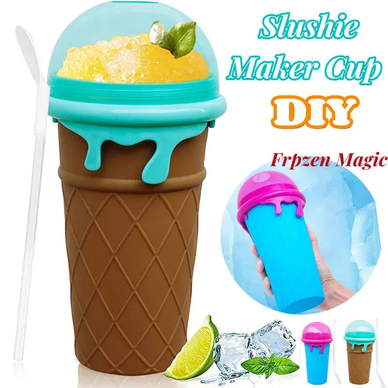 Large Capacity Slushy Cup Squeeze Homemade Ice - Bellarte Enchanté Large Capacity Slushy Cup Squeeze Homemade Ice