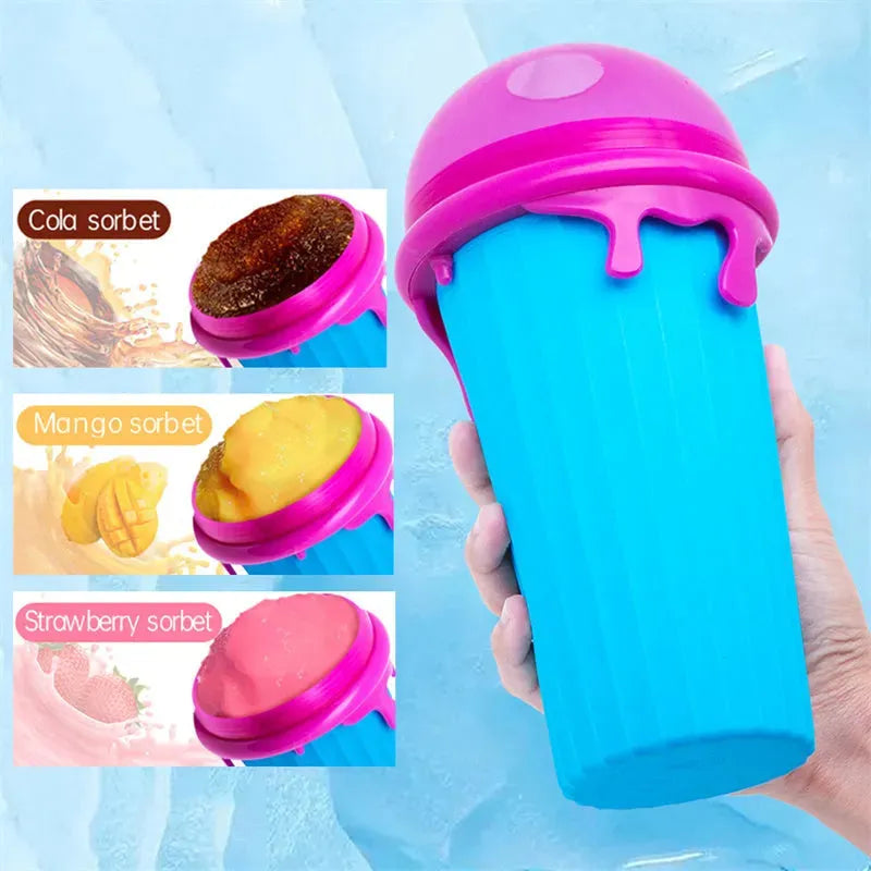 Large Capacity Slushy Cup Squeeze Homemade Ice - Bellarte Enchanté Large Capacity Slushy Cup Squeeze Homemade Ice