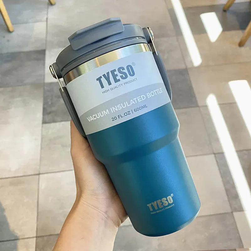 Large Capacity Stainless Steel Double Drink Car Cup - Bellarte Enchanté Large Capacity Stainless Steel Double Drink Car Cup