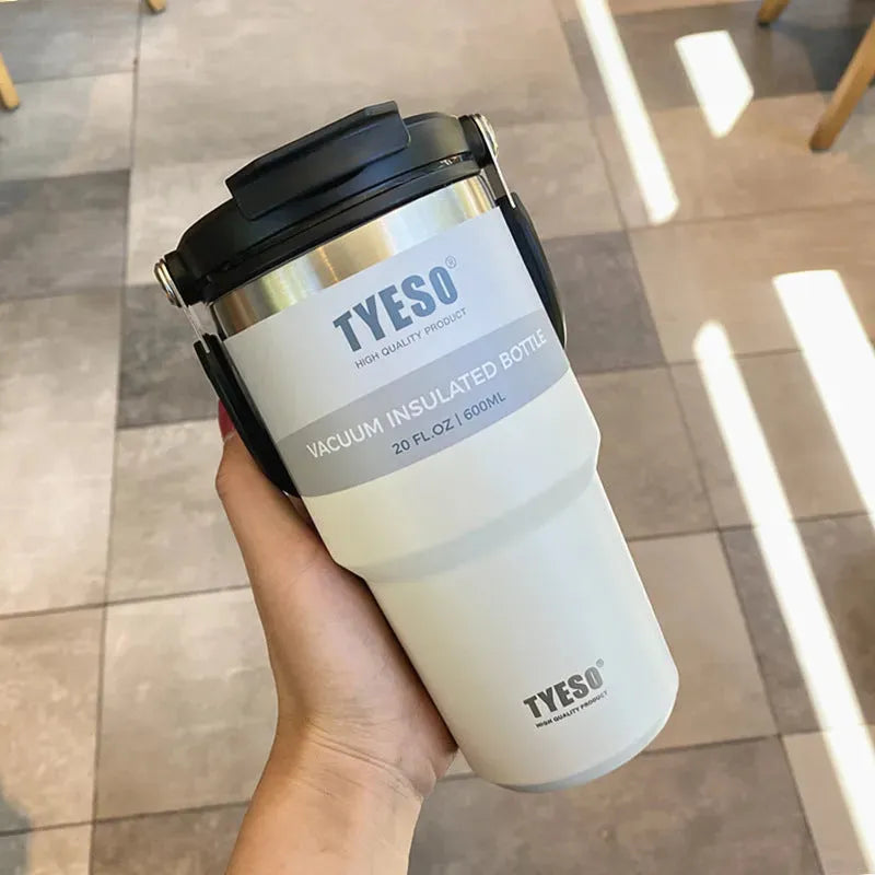 Large Capacity Stainless Steel Double Drink Car Cup - Bellarte Enchanté Large Capacity Stainless Steel Double Drink Car Cup