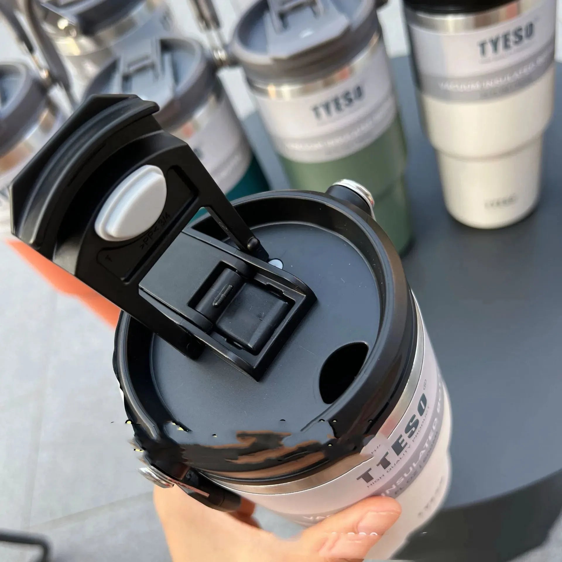 Large Capacity Stainless Steel Double Drink Car Cup - Bellarte Enchanté Large Capacity Stainless Steel Double Drink Car Cup