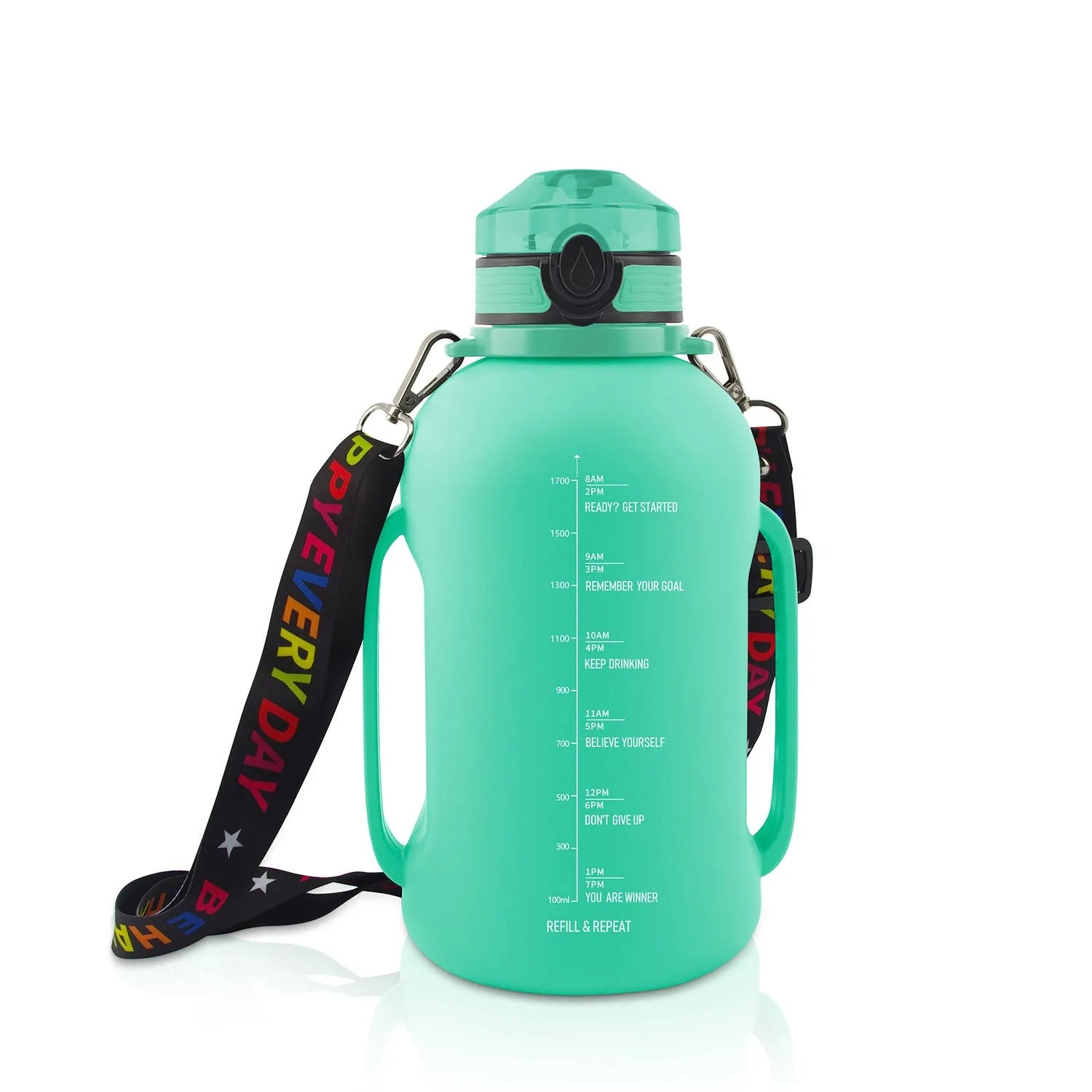 Large Capacity Water Cup Fitness Portable Roll Cup Food Grade Silicone Belly Cup Folding Outdoor Sports Water Bottle - Bellarte Enchanté Large Capacity Water Cup Fitness Portable Roll Cup Food Grade Silicone Belly Cup Folding Outdoor Sports Water Bottle
