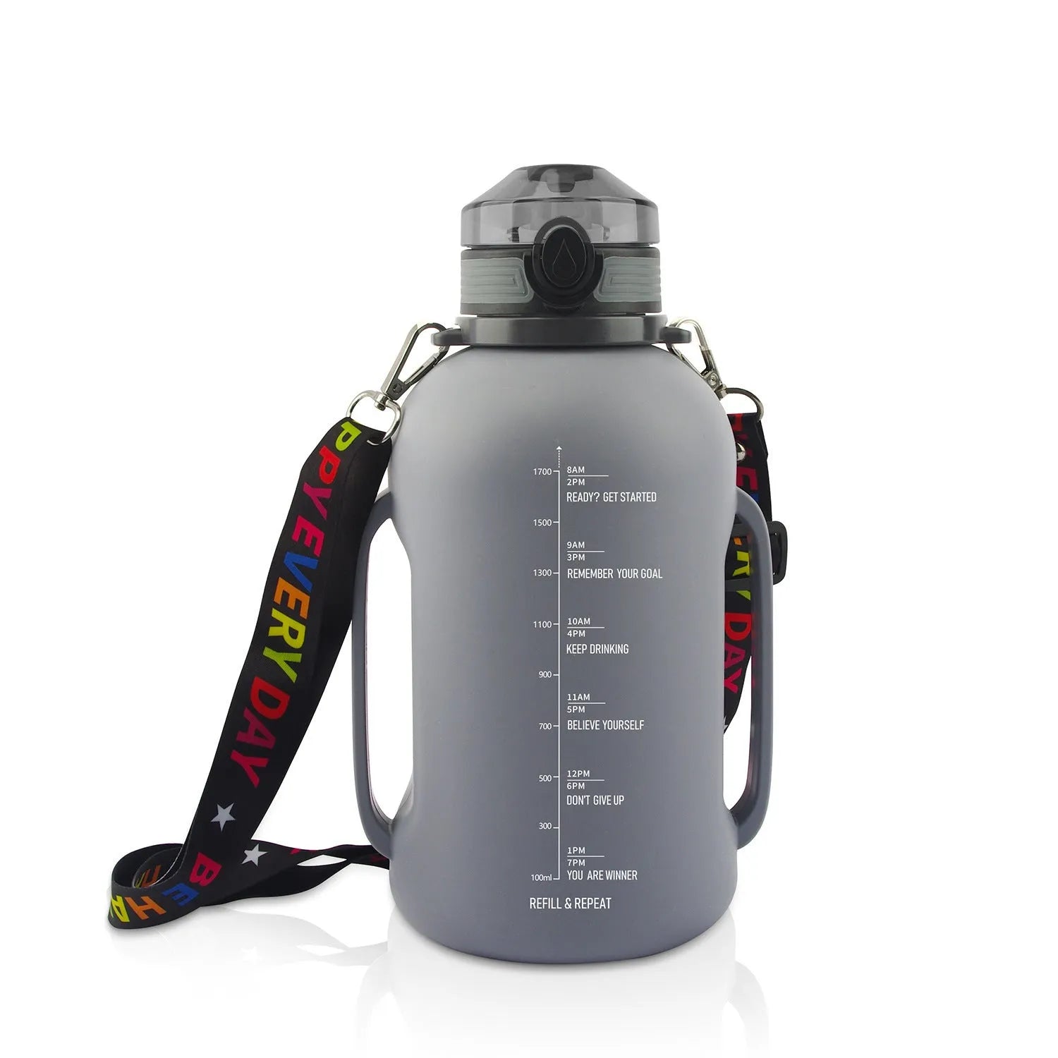Large Capacity Water Cup Fitness Portable Roll Cup Food Grade Silicone Belly Cup Folding Outdoor Sports Water Bottle - Bellarte Enchanté Large Capacity Water Cup Fitness Portable Roll Cup Food Grade Silicone Belly Cup Folding Outdoor Sports Water Bottle