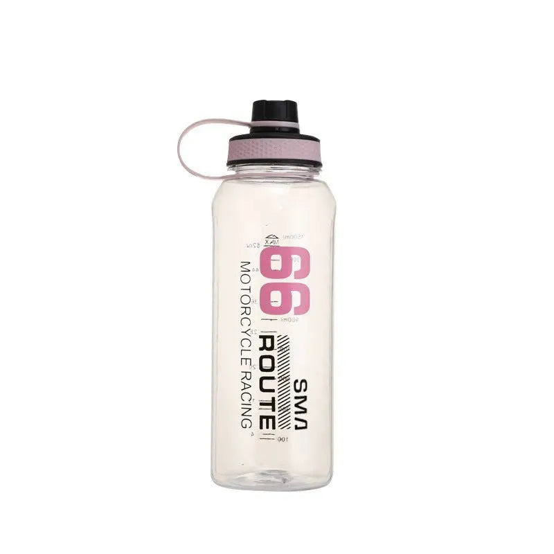 Large Water Bottle Outdoor Portable Sports Fitness Plastic Water Cup - Bellarte Enchanté Large Water Bottle Outdoor Portable Sports Fitness Plastic Water Cup