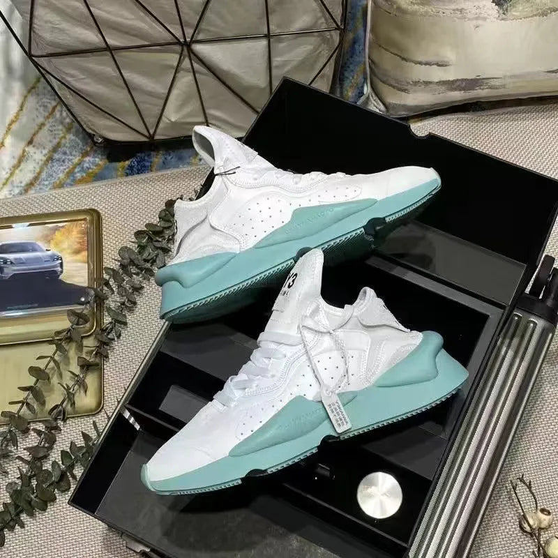 Leather Perforated Breathable Casual Wear-resistant Running Shoes - Bellarte Enchanté Leather Perforated Breathable Casual Wear-resistant Running Shoes