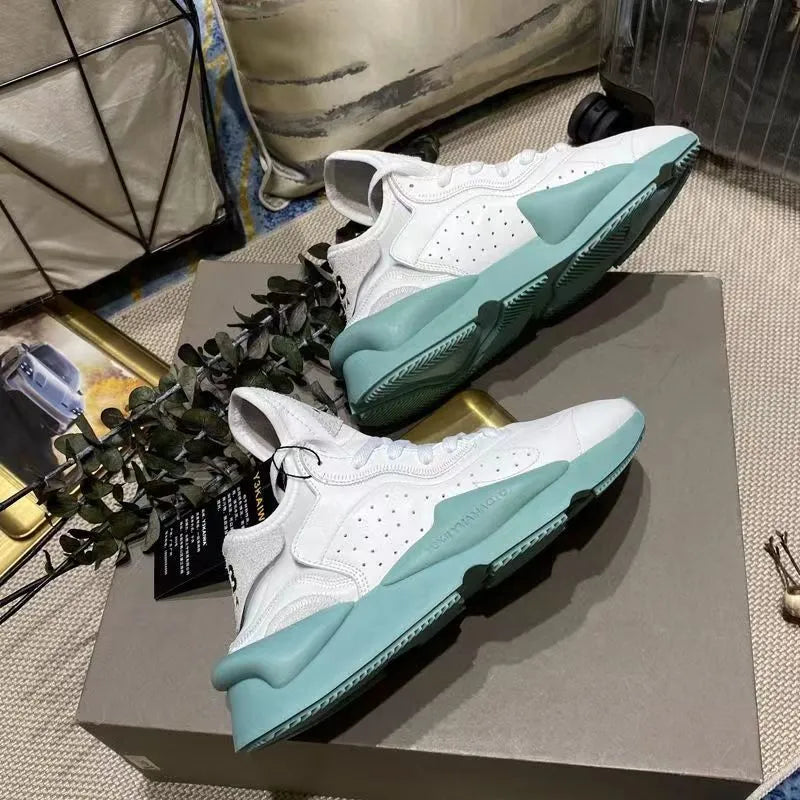 Leather Perforated Breathable Casual Wear-resistant Running Shoes - Bellarte Enchanté Leather Perforated Breathable Casual Wear-resistant Running Shoes