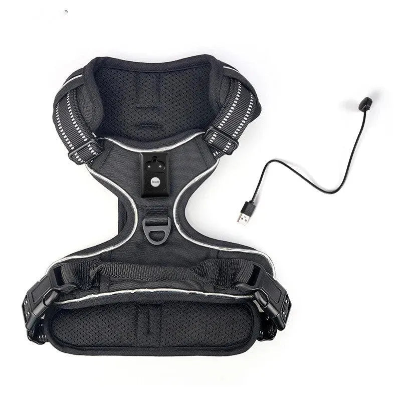 LED Explosion Proof Dog Breast Strap - Bellarte Enchanté LED Explosion Proof Dog Breast Strap