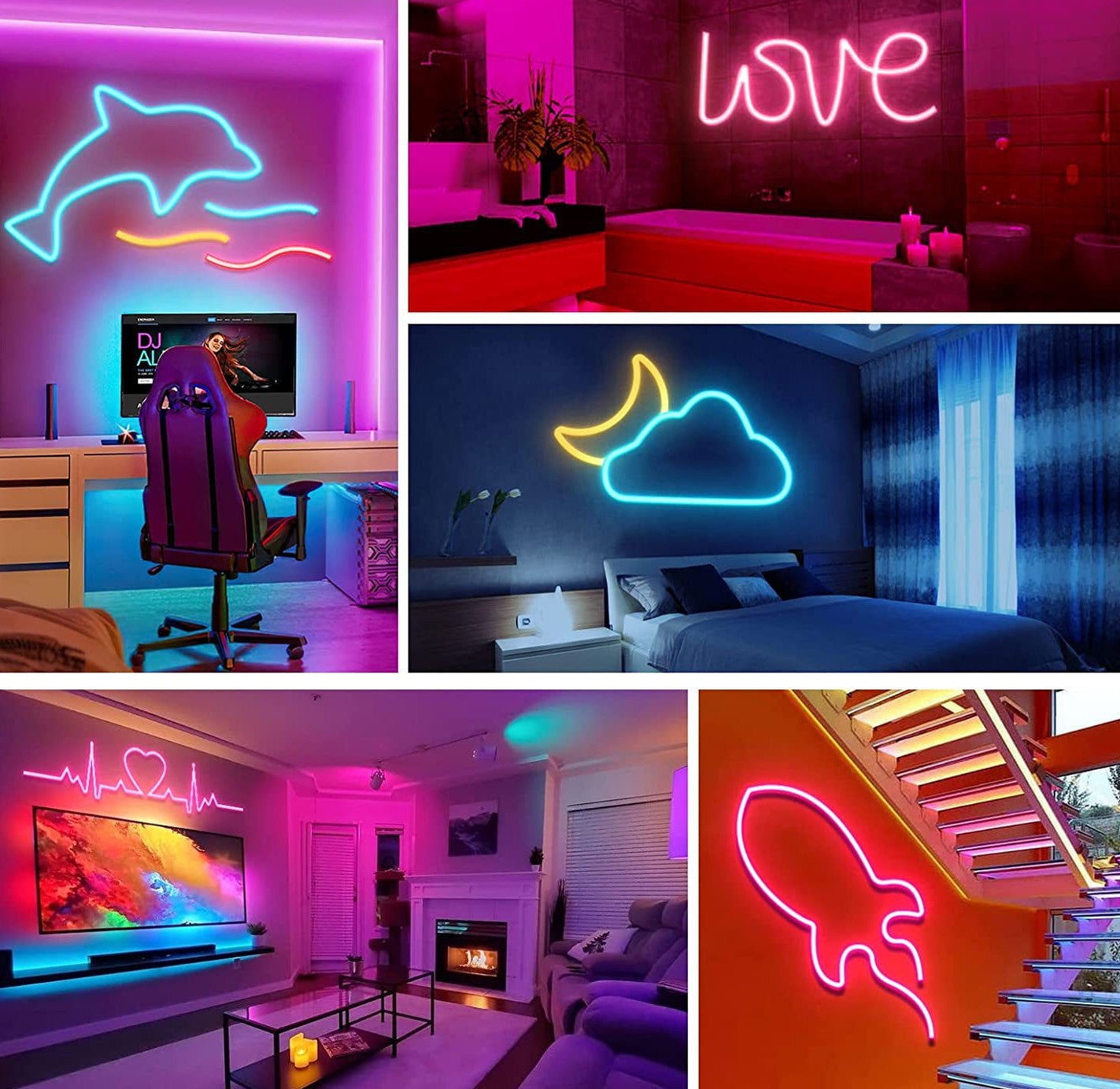 LED Flexible Neon Light Belt Modeling - Bellarte Enchanté LED Flexible Neon Light Belt Modeling