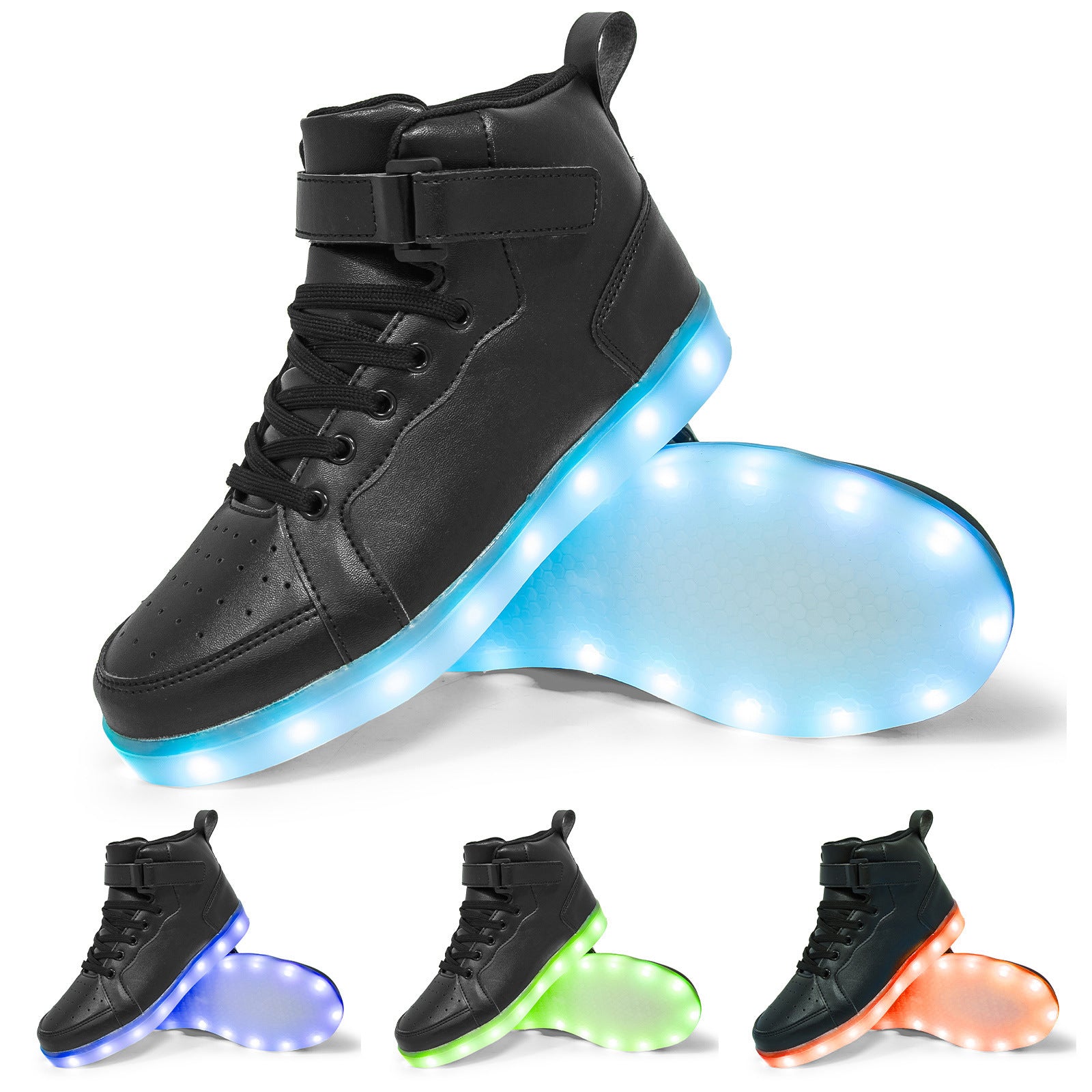 LED Lamp High-top Board Shoe Light Shoes Charging Dancing Shoes - Bellarte Enchanté LED Lamp High-top Board Shoe Light Shoes Charging Dancing Shoes