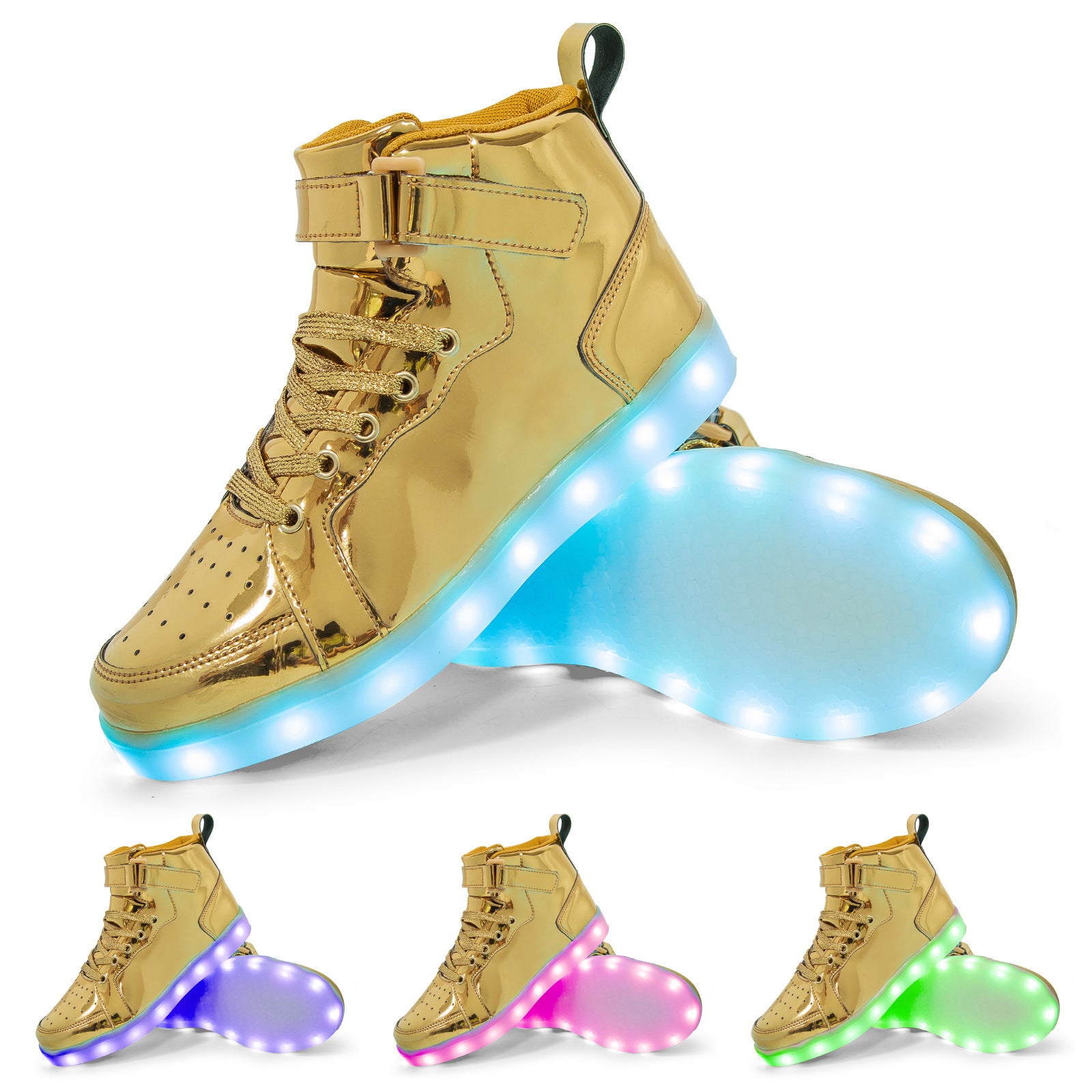 LED Lamp High-top Board Shoe Light Shoes Charging Dancing Shoes - Bellarte Enchanté LED Lamp High-top Board Shoe Light Shoes Charging Dancing Shoes