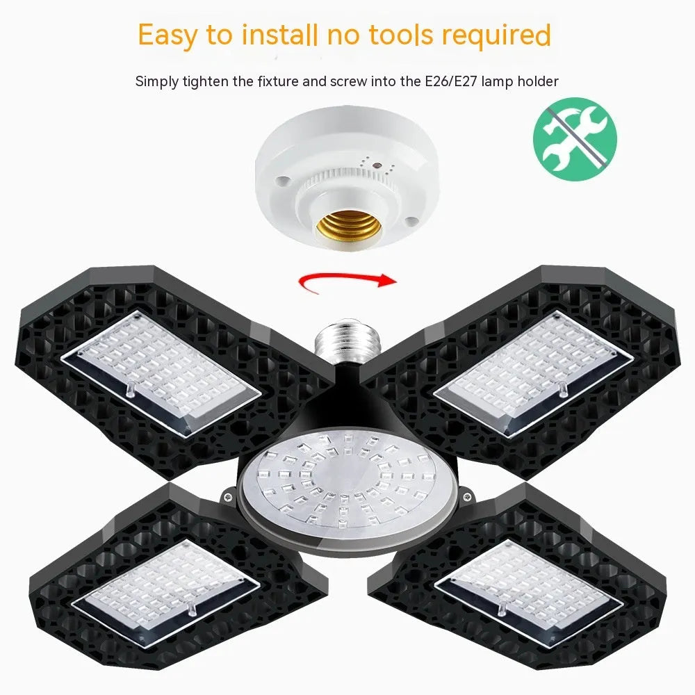 LED Plant Growth Lamp Four-head Foldable - Bellarte Enchanté LED Plant Growth Lamp Four-head Foldable