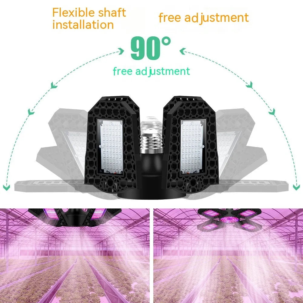 LED Plant Growth Lamp Four-head Foldable - Bellarte Enchanté LED Plant Growth Lamp Four-head Foldable