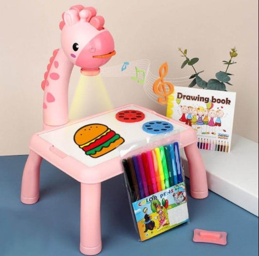 Led Projector Art Drawing Table Toy Children Painting Board Desk Arts and Crafts Projection Educational Learning Gifts Toys - Bellarte Enchanté Led Projector Art Drawing Table Toy Children Painting Board Desk Arts and Crafts Projection Educational Learning Gifts Toys