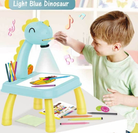 Led Projector Art Drawing Table Toy Children Painting Board Desk Arts and Crafts Projection Educational Learning Gifts Toys - Bellarte Enchanté Led Projector Art Drawing Table Toy Children Painting Board Desk Arts and Crafts Projection Educational Learning Gifts Toys