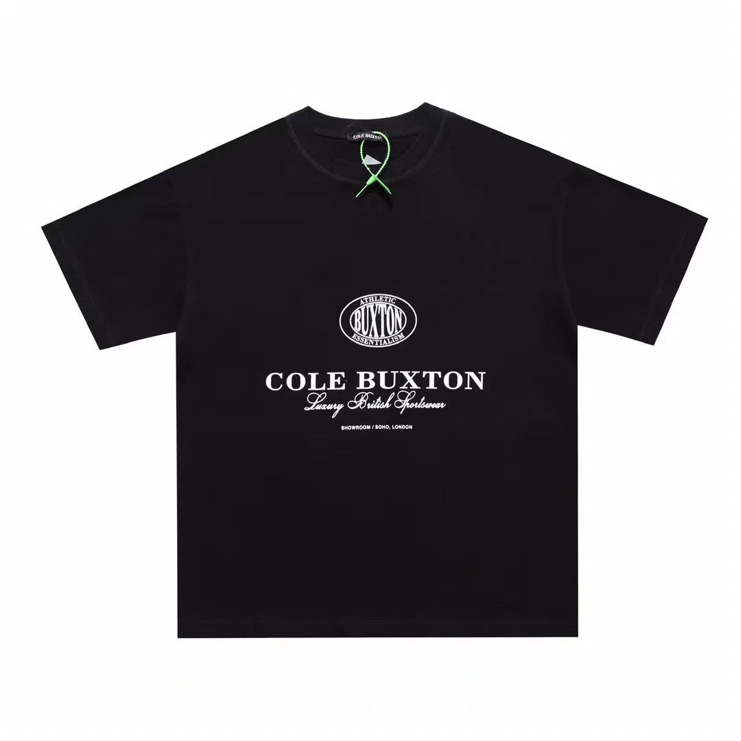 Letter Loose Short Sleeve T-shirt For Men And Women - Bellarte Enchanté Letter Loose Short Sleeve T-shirt For Men And Women