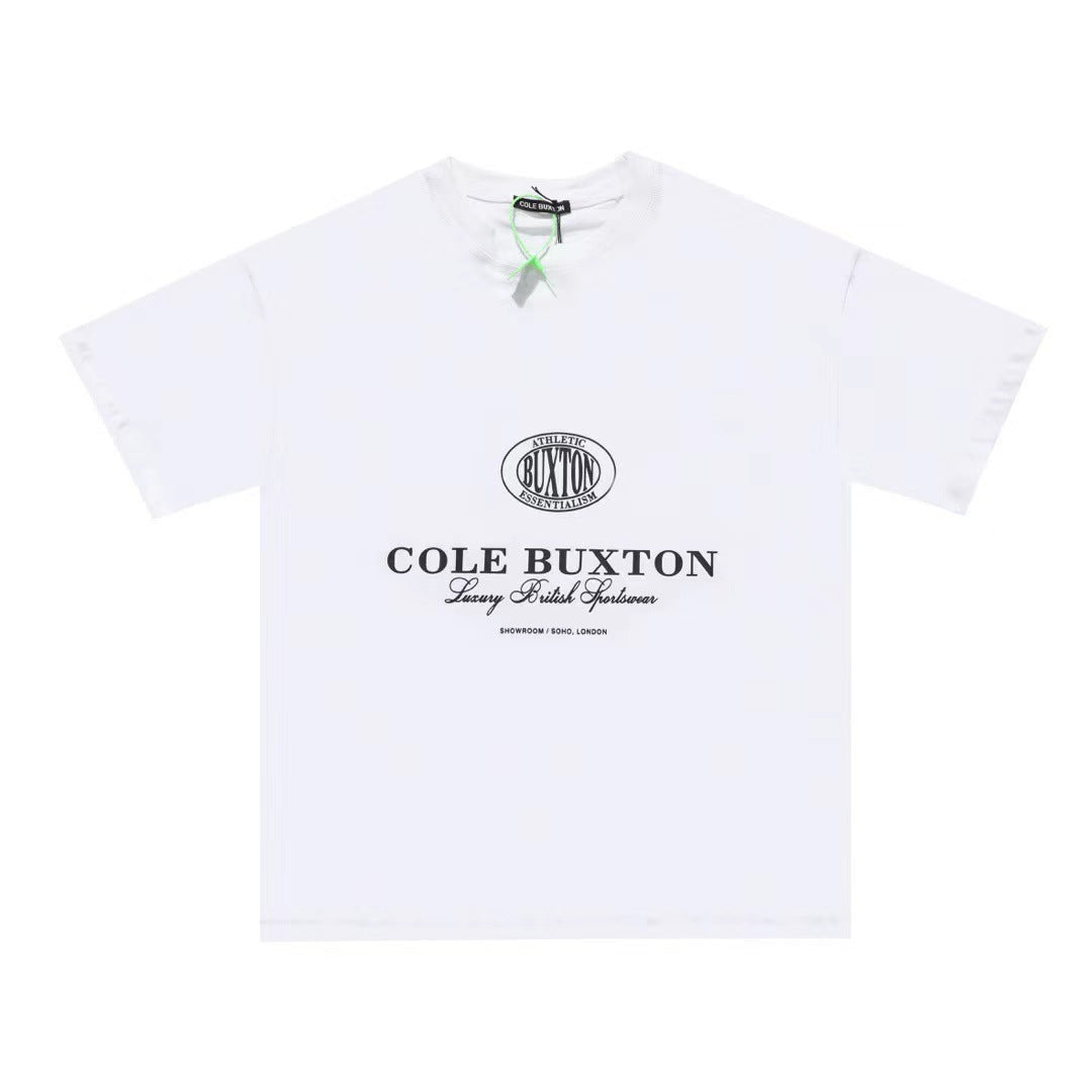 Letter Loose Short Sleeve T-shirt For Men And Women - Bellarte Enchanté Letter Loose Short Sleeve T-shirt For Men And Women