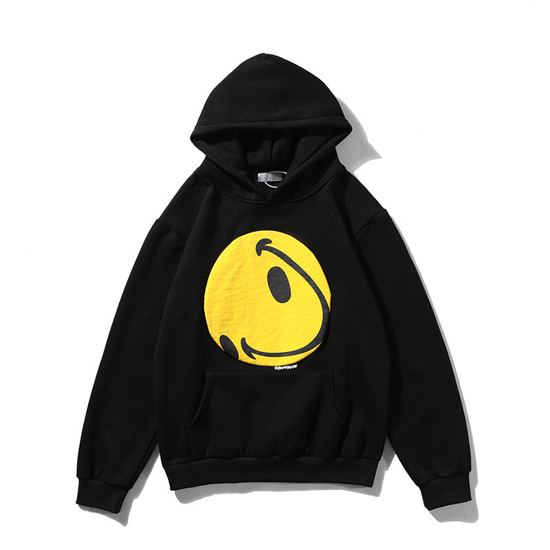 Letter Printed Sweater Men And Women Couples Pullover Plus Fleece Hooded Sweater Jacket - Bellarte Enchanté Letter Printed Sweater Men And Women Couples Pullover Plus Fleece Hooded Sweater Jacket