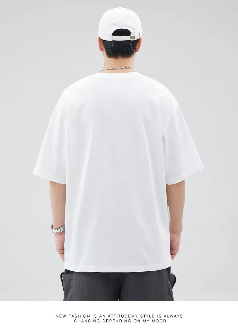 Letter Printed T-Shirt Japanese Loose Cotton Shirt - Bellarte Enchanté Letter Printed T-Shirt Japanese Loose Cotton Shirt