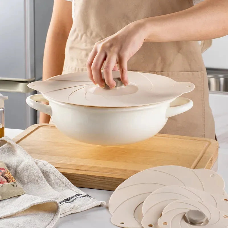 Lid For Airtight Container Vacuum Self-priming Seal Kitchen Gadgets - Bellarte Enchanté Lid For Airtight Container Vacuum Self-priming Seal Kitchen Gadgets