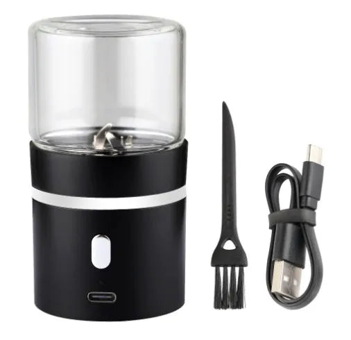 Light Electric Smoke Grinder Herbal Stainless Steel - Bellarte Enchanté Light Electric Smoke Grinder Herbal Stainless Steel