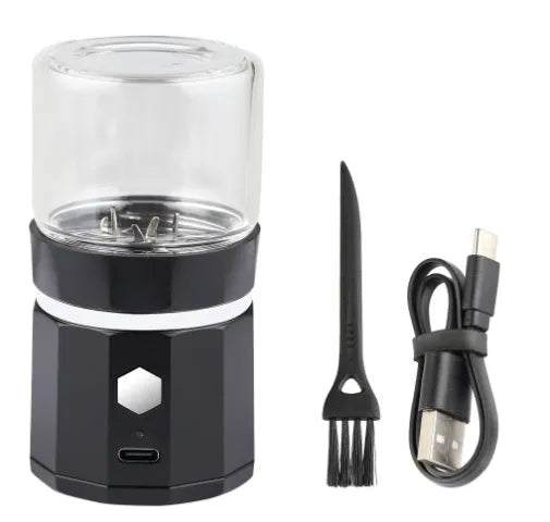 Light Electric Smoke Grinder Herbal Stainless Steel - Bellarte Enchanté Light Electric Smoke Grinder Herbal Stainless Steel