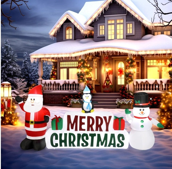 Lighted Christmas Inflatable Decoration - Bellarte Enchanté Lighted Christmas Inflatable Decoration