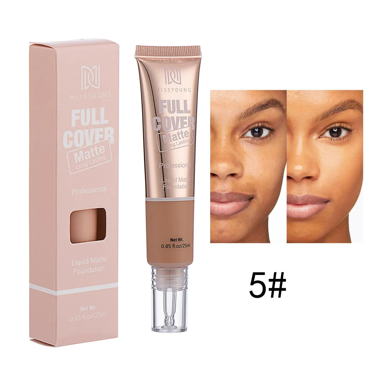 Lightweight Breathable Concealer Matte Liquid Foundation - Bellarte Enchanté Lightweight Breathable Concealer Matte Liquid Foundation