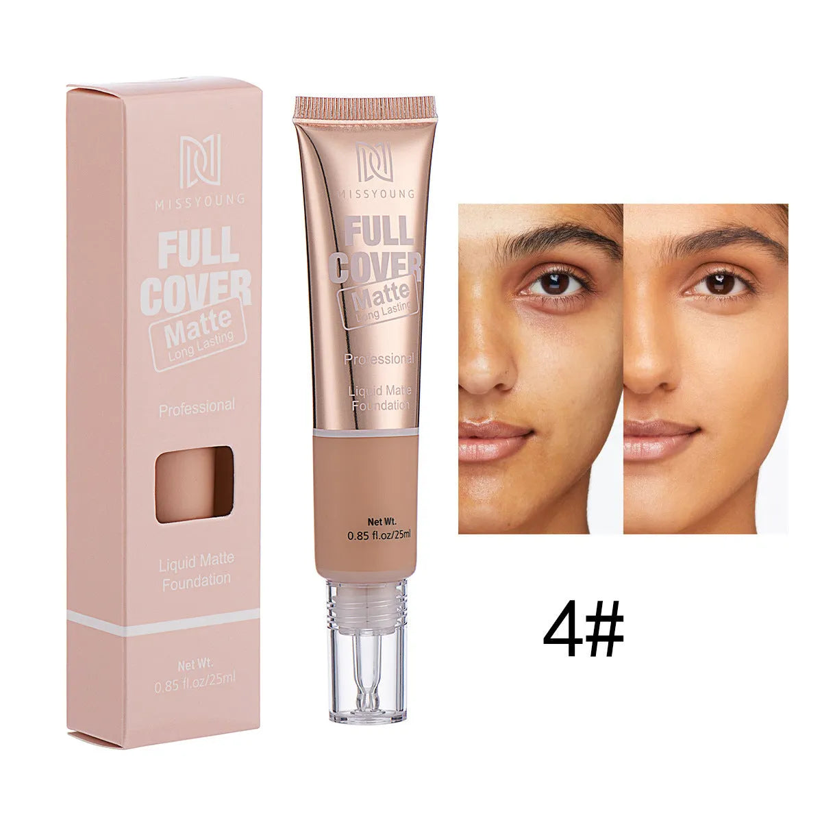 Lightweight Breathable Concealer Matte Liquid Foundation - Bellarte Enchanté Lightweight Breathable Concealer Matte Liquid Foundation