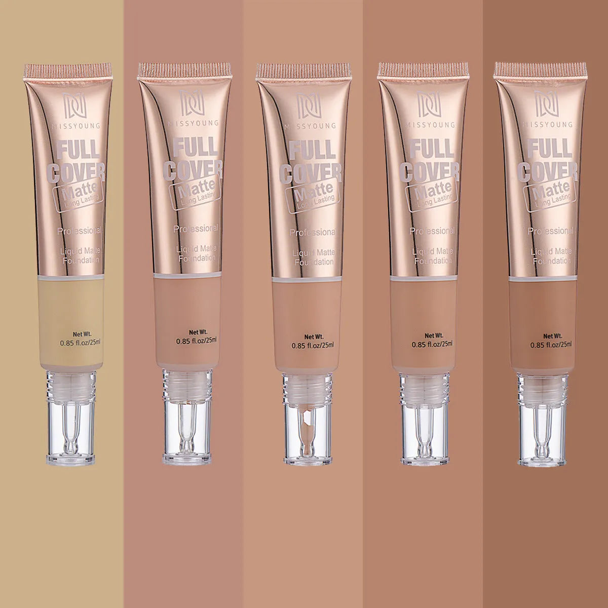 Lightweight Breathable Concealer Matte Liquid Foundation - Bellarte Enchanté Lightweight Breathable Concealer Matte Liquid Foundation