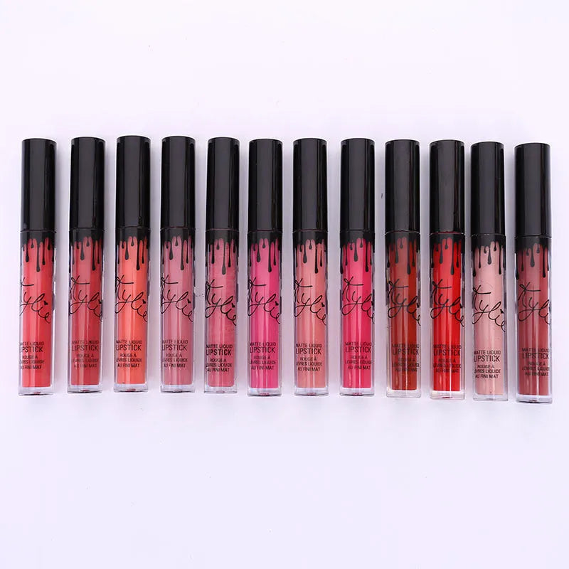 Lip Gloss 12 Bows Set Liquid Lipstick - Bellarte Enchanté Lip Gloss 12 Bows Set Liquid Lipstick