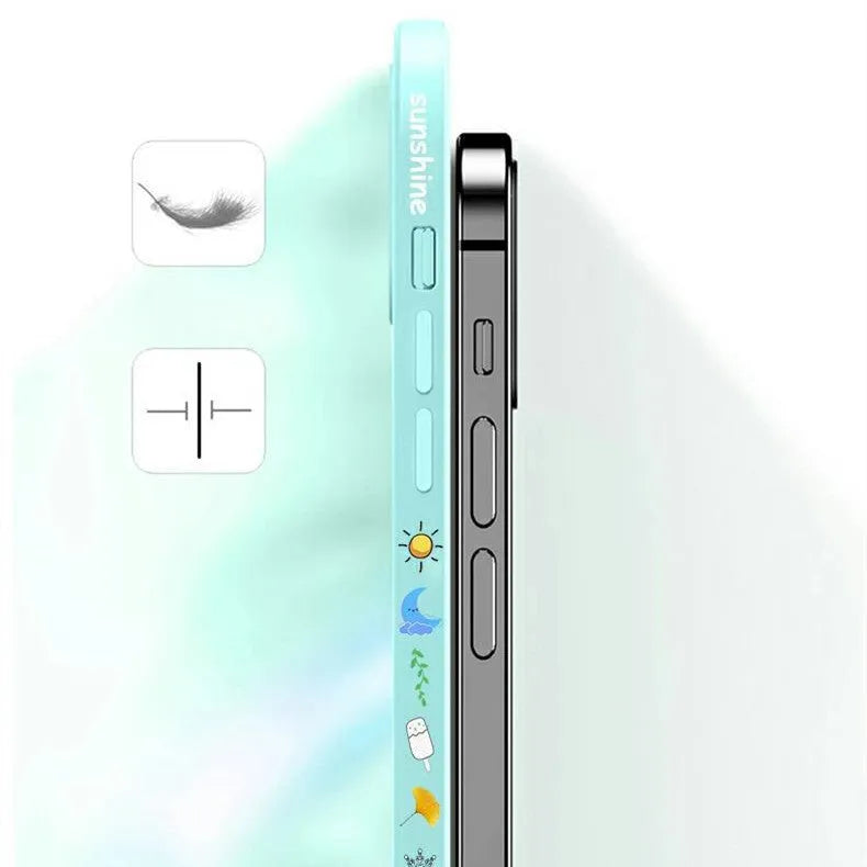 Liquid Silicone Lanyard Back Cover Phone Case - Bellarte Enchanté Liquid Silicone Lanyard Back Cover Phone Case