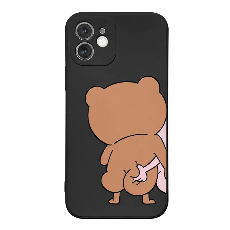 Little Bear Rabbit Cartoon Phone Case - Bellarte Enchanté Little Bear Rabbit Cartoon Phone Case
