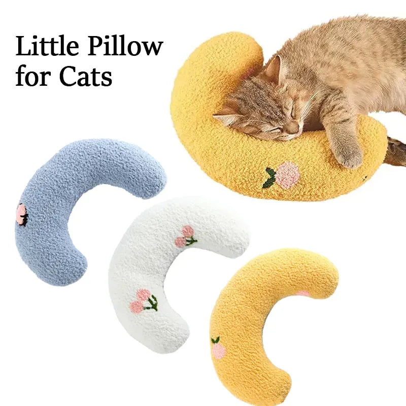 Little Pillow For Cats Fashion Neck Protector Deep Sleep Puppy U-Shaped Pillow Pets Pillow Kitten Headrest Dog Sleeping Pillow Pet Products - Bellarte Enchanté Little Pillow For Cats Fashion Neck Protector Deep Sleep Puppy U-Shaped Pillow Pets Pillow Kitten Headrest Dog Sleeping Pillow Pet Products
