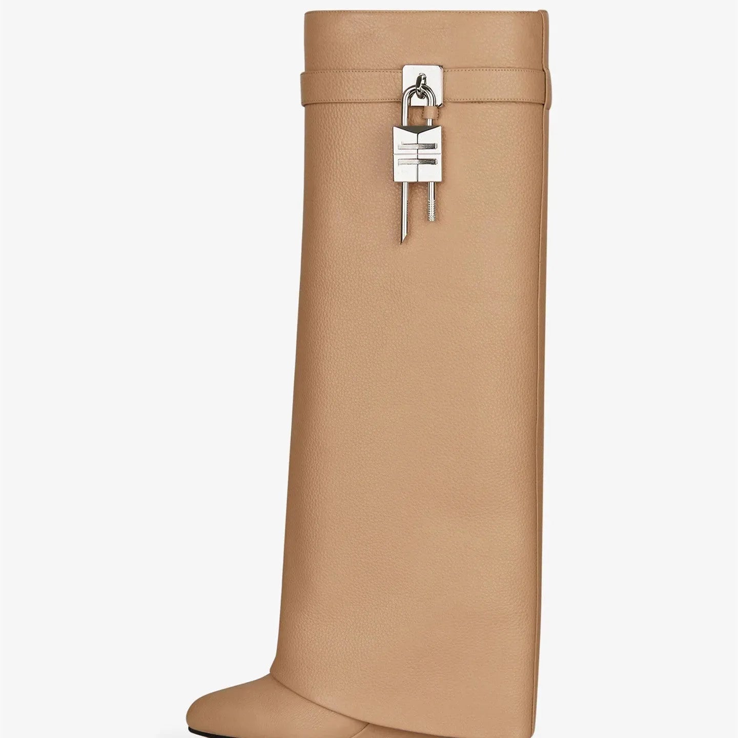 Lock Wedge Female Boots High Heel Pointed Toe - Bellarte Enchanté Lock Wedge Female Boots High Heel Pointed Toe