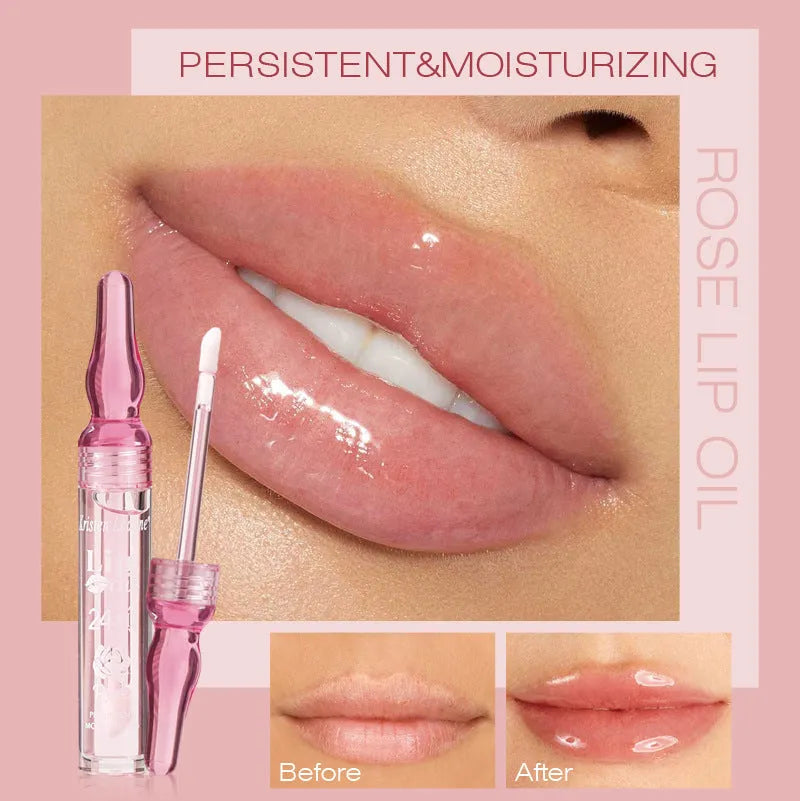 Long-acting Water Locking Rose Petals Moisturizing And Nourishing Lip Gloss Lip Gloss - Bellarte Enchanté Long-acting Water Locking Rose Petals Moisturizing And Nourishing Lip Gloss Lip Gloss