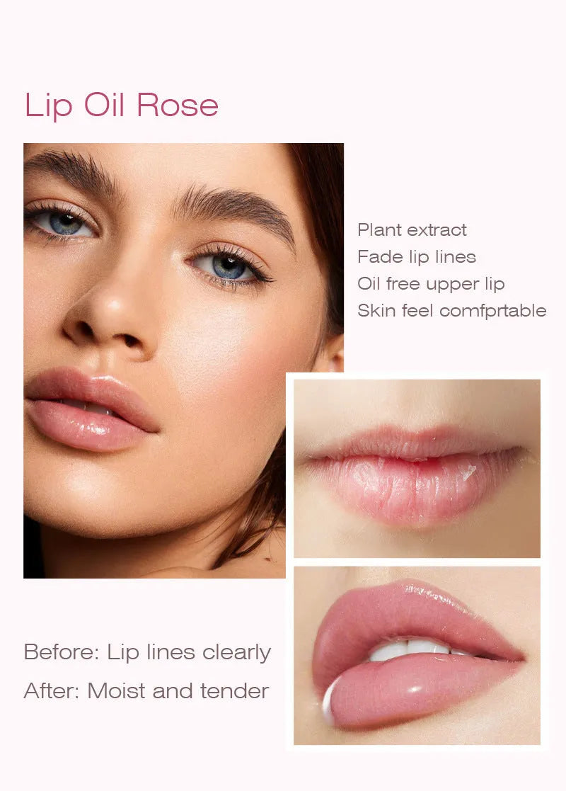 Long-acting Water Locking Rose Petals Moisturizing And Nourishing Lip Gloss Lip Gloss - Bellarte Enchanté Long-acting Water Locking Rose Petals Moisturizing And Nourishing Lip Gloss Lip Gloss