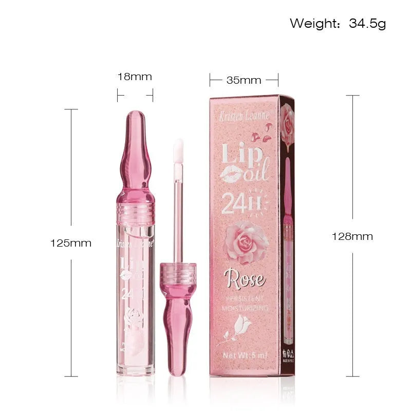 Long-acting Water Locking Rose Petals Moisturizing And Nourishing Lip Gloss Lip Gloss - Bellarte Enchanté Long-acting Water Locking Rose Petals Moisturizing And Nourishing Lip Gloss Lip Gloss