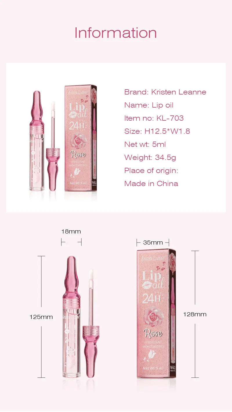 Long-acting Water Locking Rose Petals Moisturizing And Nourishing Lip Gloss Lip Gloss - Bellarte Enchanté Long-acting Water Locking Rose Petals Moisturizing And Nourishing Lip Gloss Lip Gloss