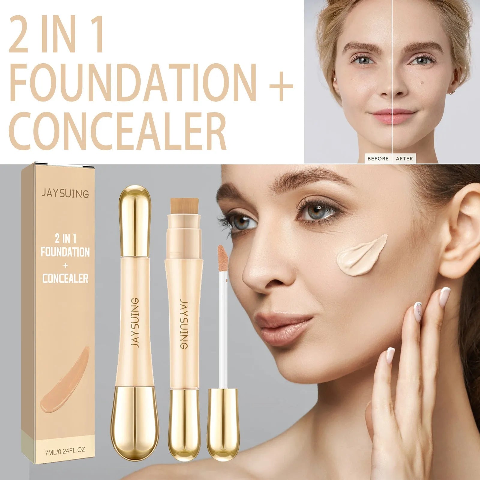 Long-Lasting Invisible Pores Liquid Concealer - Bellarte Enchanté Long-Lasting Invisible Pores Liquid Concealer