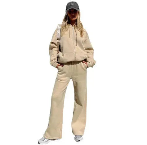 Loose Hooded Sportswear Jogger Pants Women's Suit - Bellarte Enchanté Loose Hooded Sportswear Jogger Pants Women's Suit
