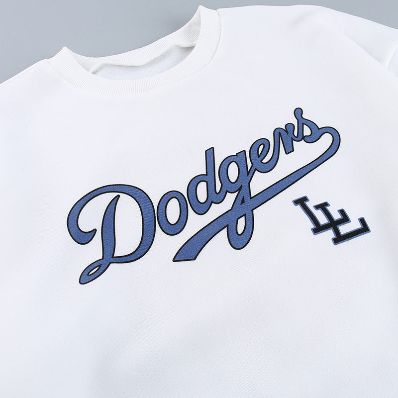 Loose New Printed Pullover Sweatshirt Women - Bellarte Enchanté Loose New Printed Pullover Sweatshirt Women