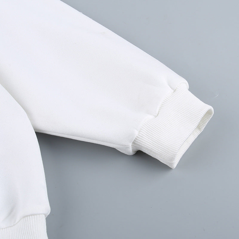 Loose New Printed Pullover Sweatshirt Women - Bellarte Enchanté Loose New Printed Pullover Sweatshirt Women