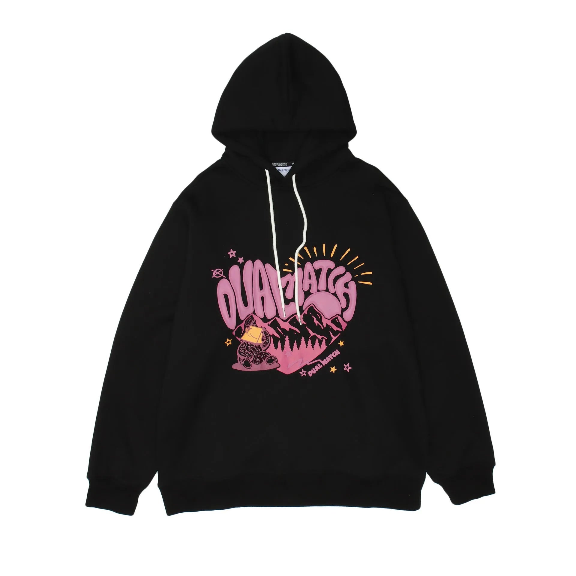 Loving Couple Plus Fleece Hooded Sweater - Bellarte Enchanté Loving Couple Plus Fleece Hooded Sweater