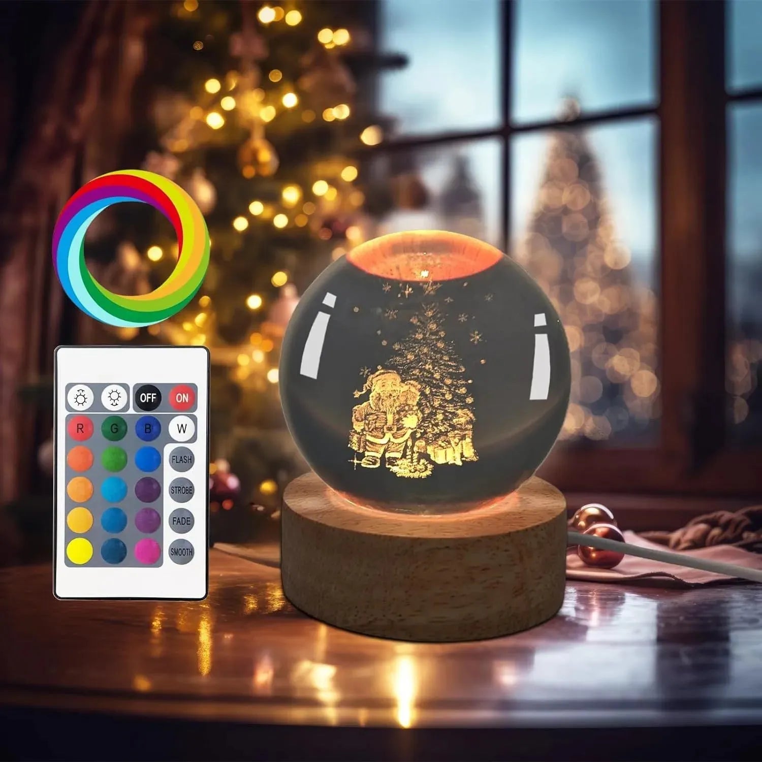 Luminous 3d Solar System Crystal Ball Desktop - Bellarte Enchanté Luminous 3d Solar System Crystal Ball Desktop