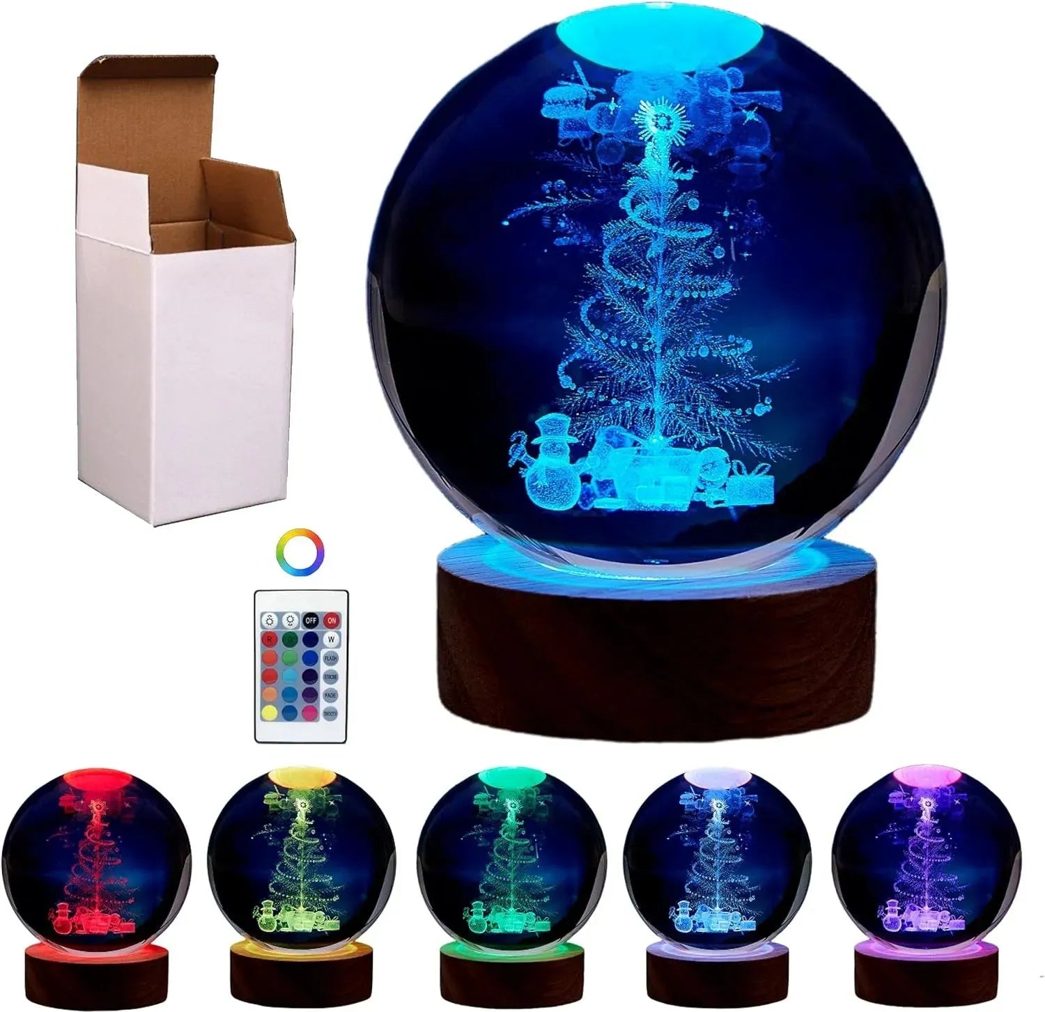 Luminous 3d Solar System Crystal Ball Desktop - Bellarte Enchanté Luminous 3d Solar System Crystal Ball Desktop