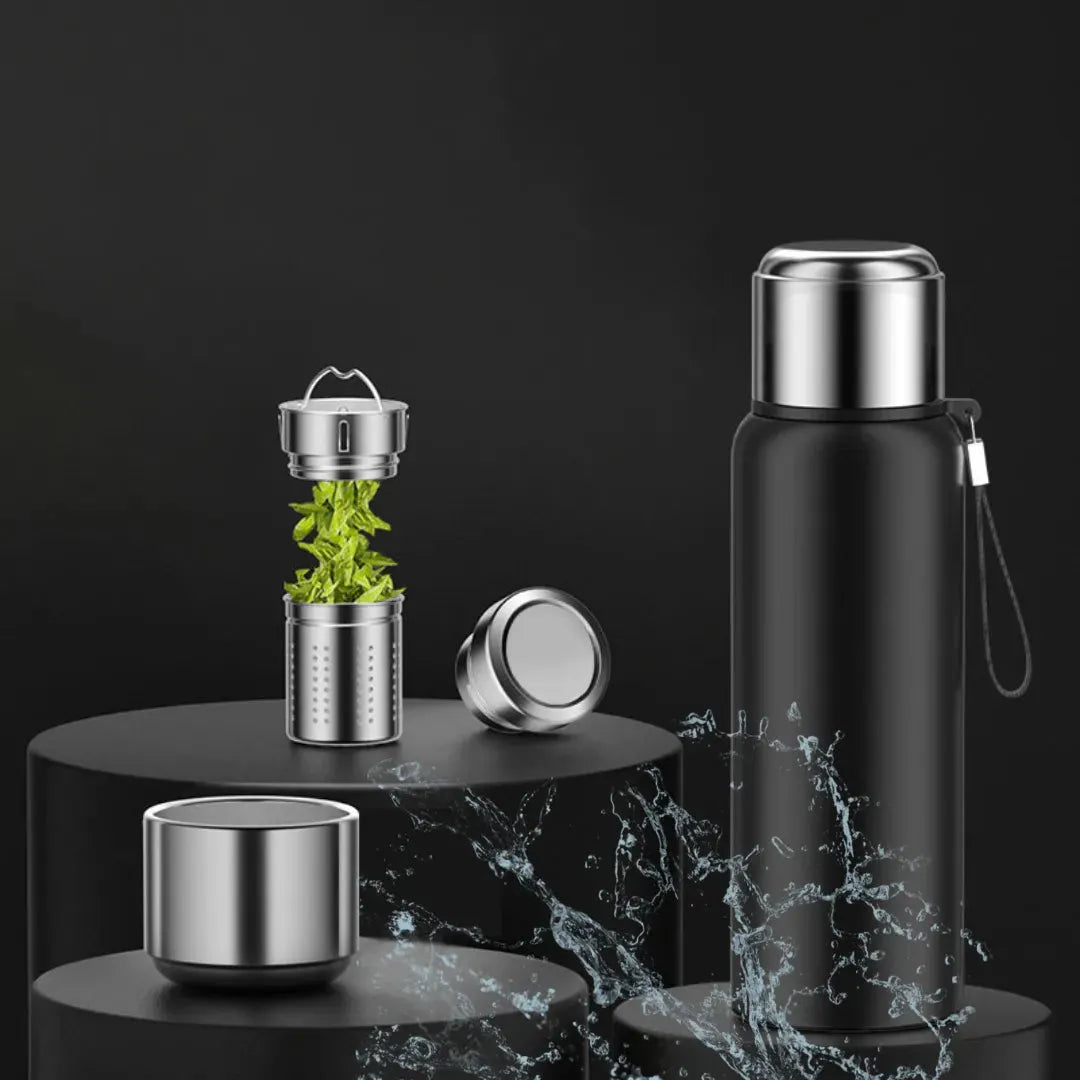 Luxury 316 Stainless Steel Intelligent All Steel Insulation Cup - Bellarte Enchanté Luxury 316 Stainless Steel Intelligent All Steel Insulation Cup