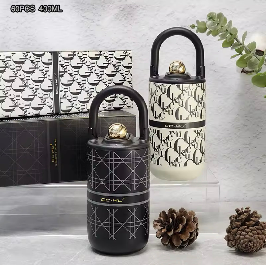 Luxury Portable Straw Stainless Steel Vacum Cup - Bellarte Enchanté Luxury Portable Straw Stainless Steel Vacum Cup