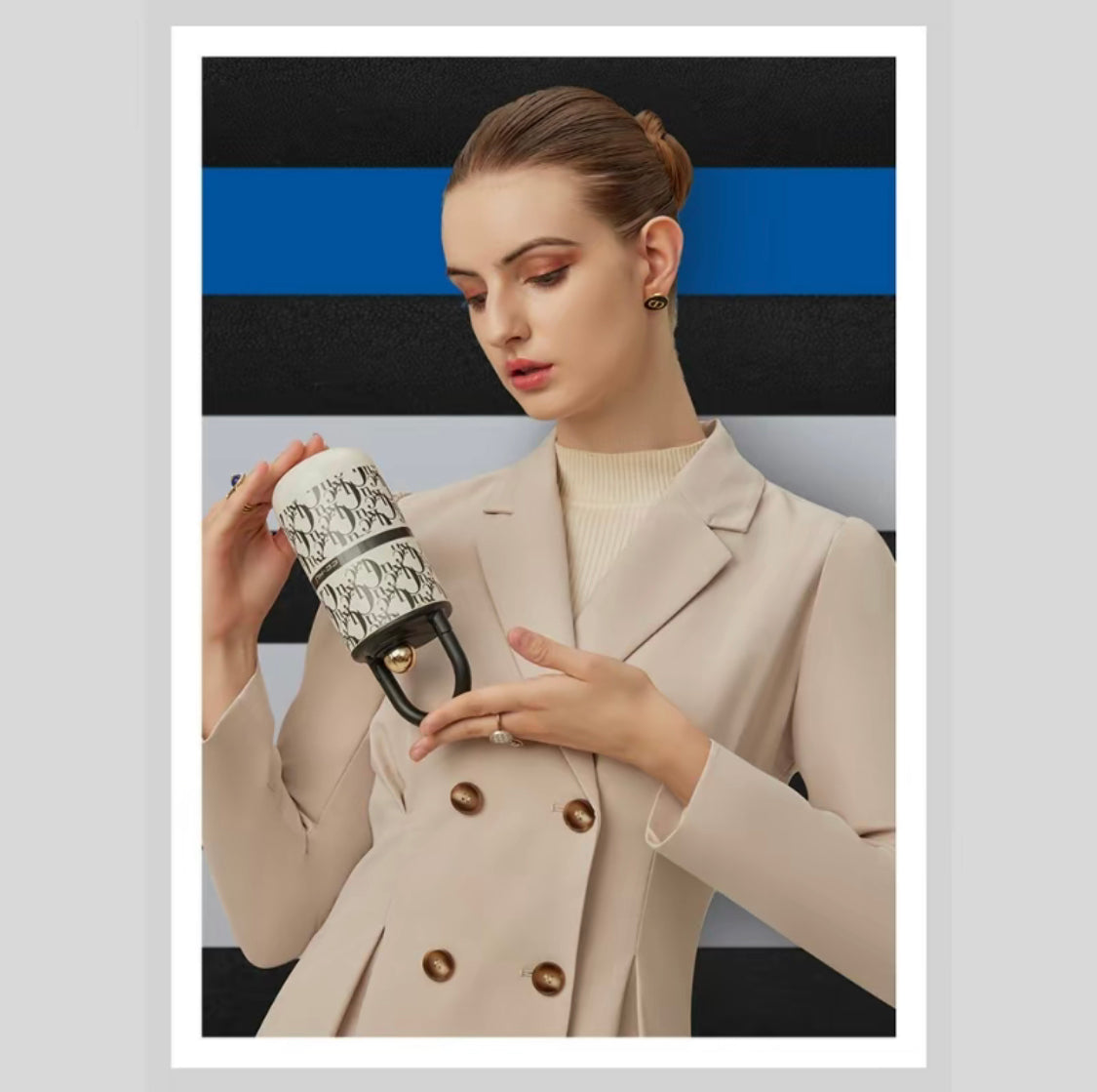 Luxury Portable Straw Stainless Steel Vacum Cup - Bellarte Enchanté Luxury Portable Straw Stainless Steel Vacum Cup