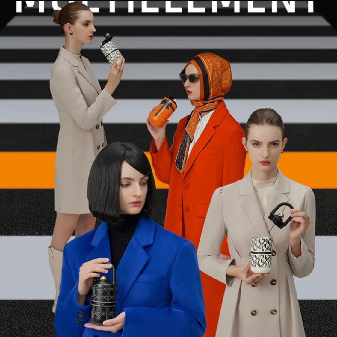 Luxury Portable Straw Stainless Steel Vacum Cup - Bellarte Enchanté Luxury Portable Straw Stainless Steel Vacum Cup